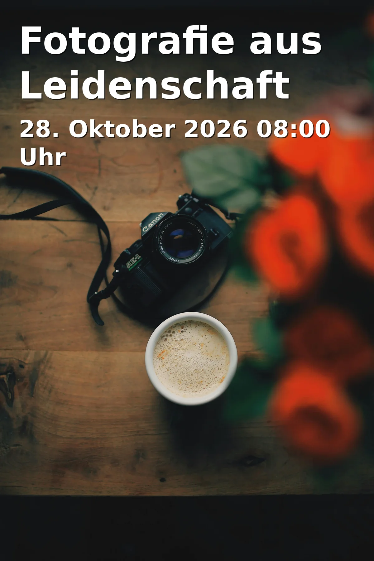 Event: Fotografie aus Leidenschaft in Bürgertreff Röthelheim, Berliner Platz 1, 91052 Erlangen on 28. Oktober 2026
