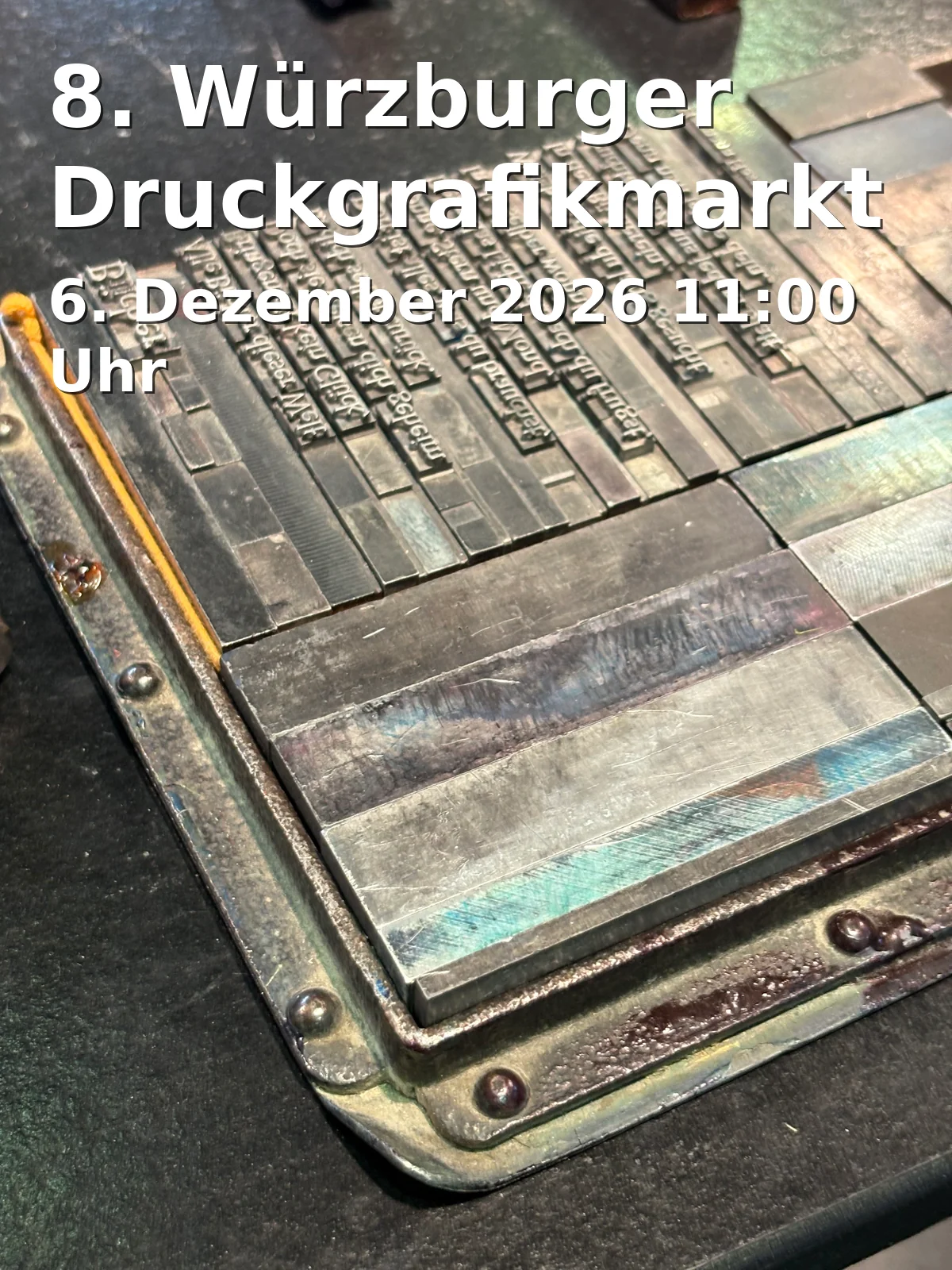 Event: 8. Würzburger Druckgrafikmarkt in Museum im Kulturspeicher, Oskar-Laredo-Platz 1, 97080 Würzburg on 6. Dezember 2026