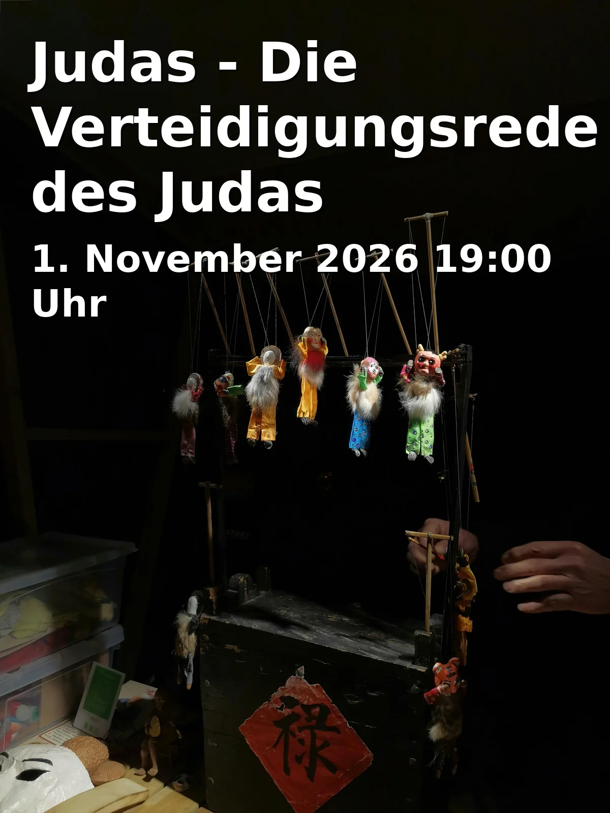 Event: Judas - Die Verteidigungsrede des Judas Ischariot, Walter Jens in ETA Hoffmann Theater, E.T.A.-Hoffmann-Platz 1, 96047 Bamberg on 1. November 2026