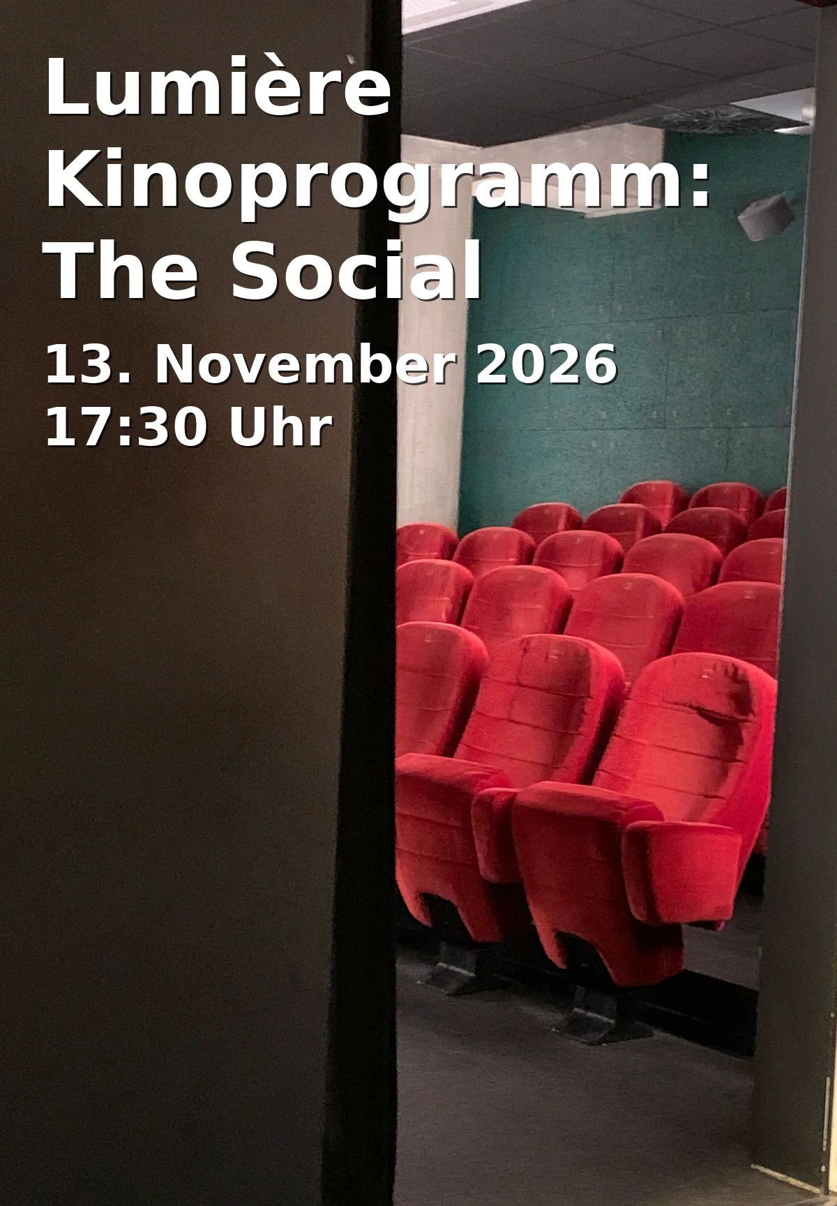 Event: Lumière Kinoprogramm: The Social Reckoning in Kino LUMIÈRE, Geismar Landstraße 19, 37083 Göttingen on 13. November 2026