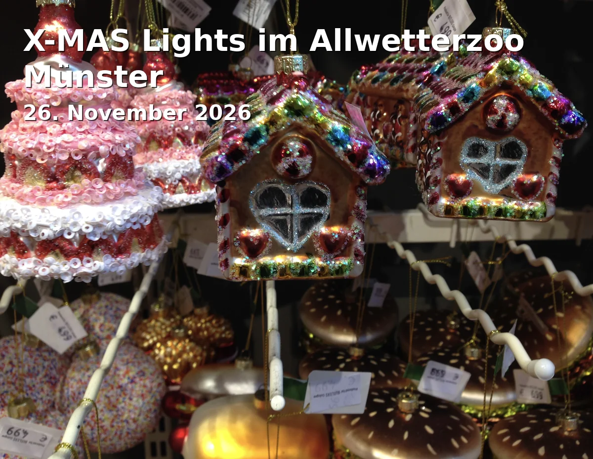 Event: X-MAS Lights im Allwetterzoo Münster