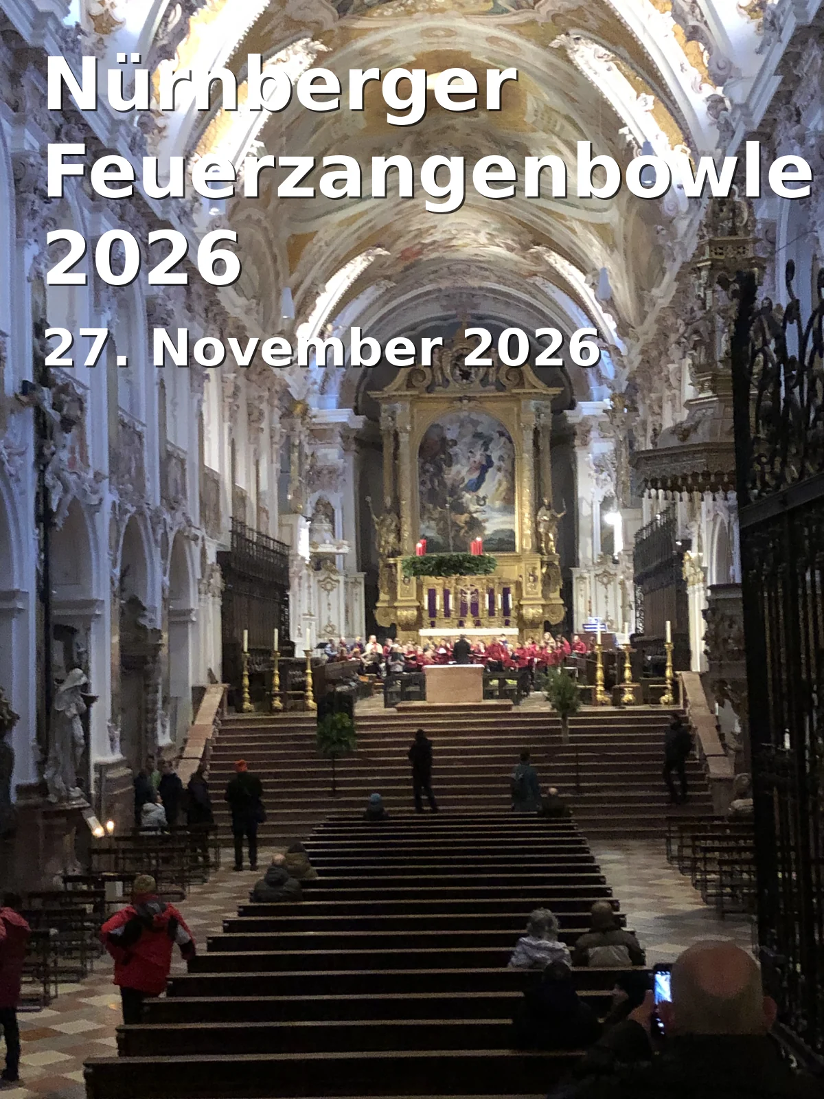 Event: Nürnberger Feuerzangenbowle 2026 in Fleischbrücke beziehungsweise zwischen den Fleischbänken, Nürnberg on 27. November 2026