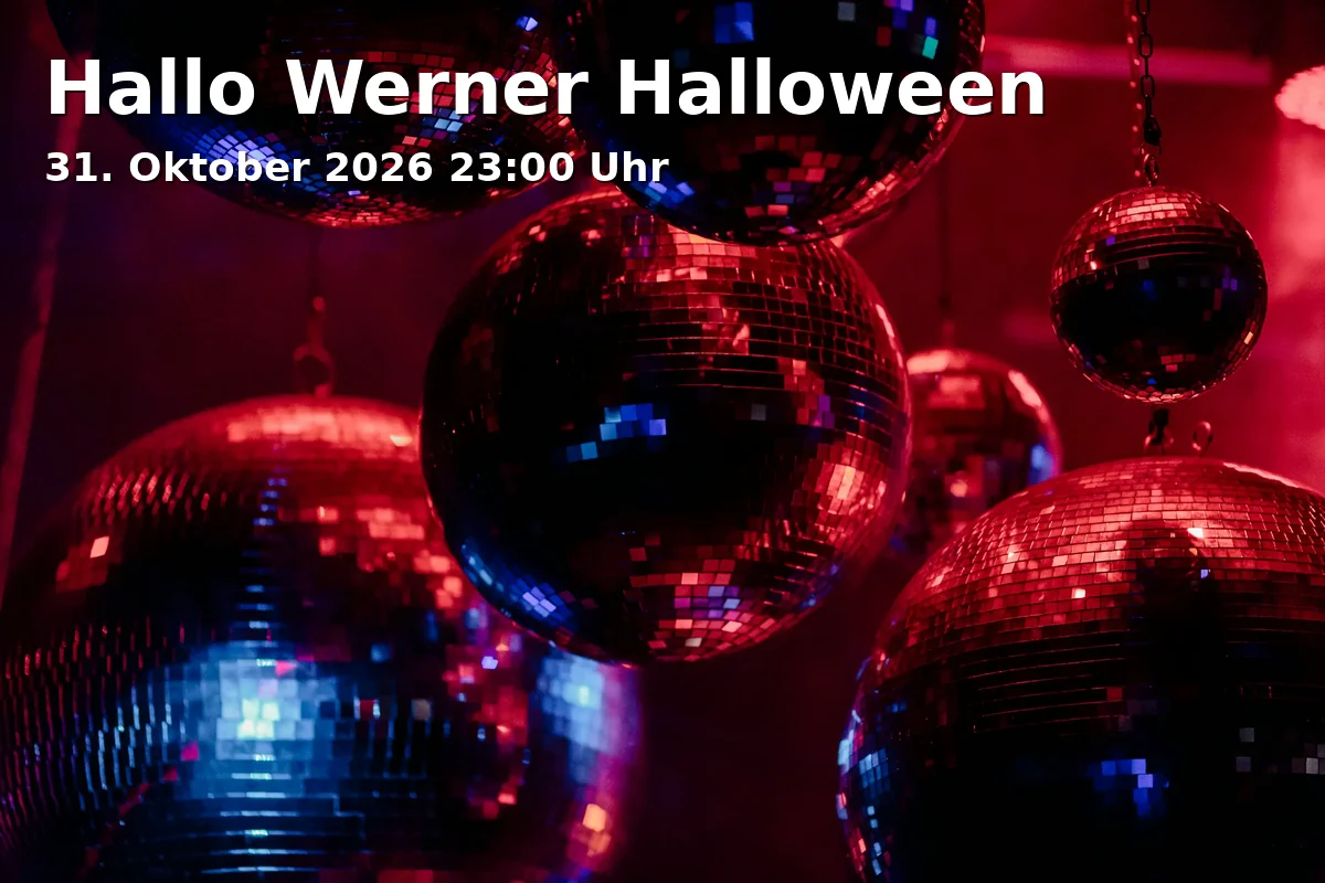 Event: Hallo Werner Halloween in Hallo Werner, die Kiezkneipe, Schrannenstraße 8, 86150 Augsburg on 31. Oktober 2026