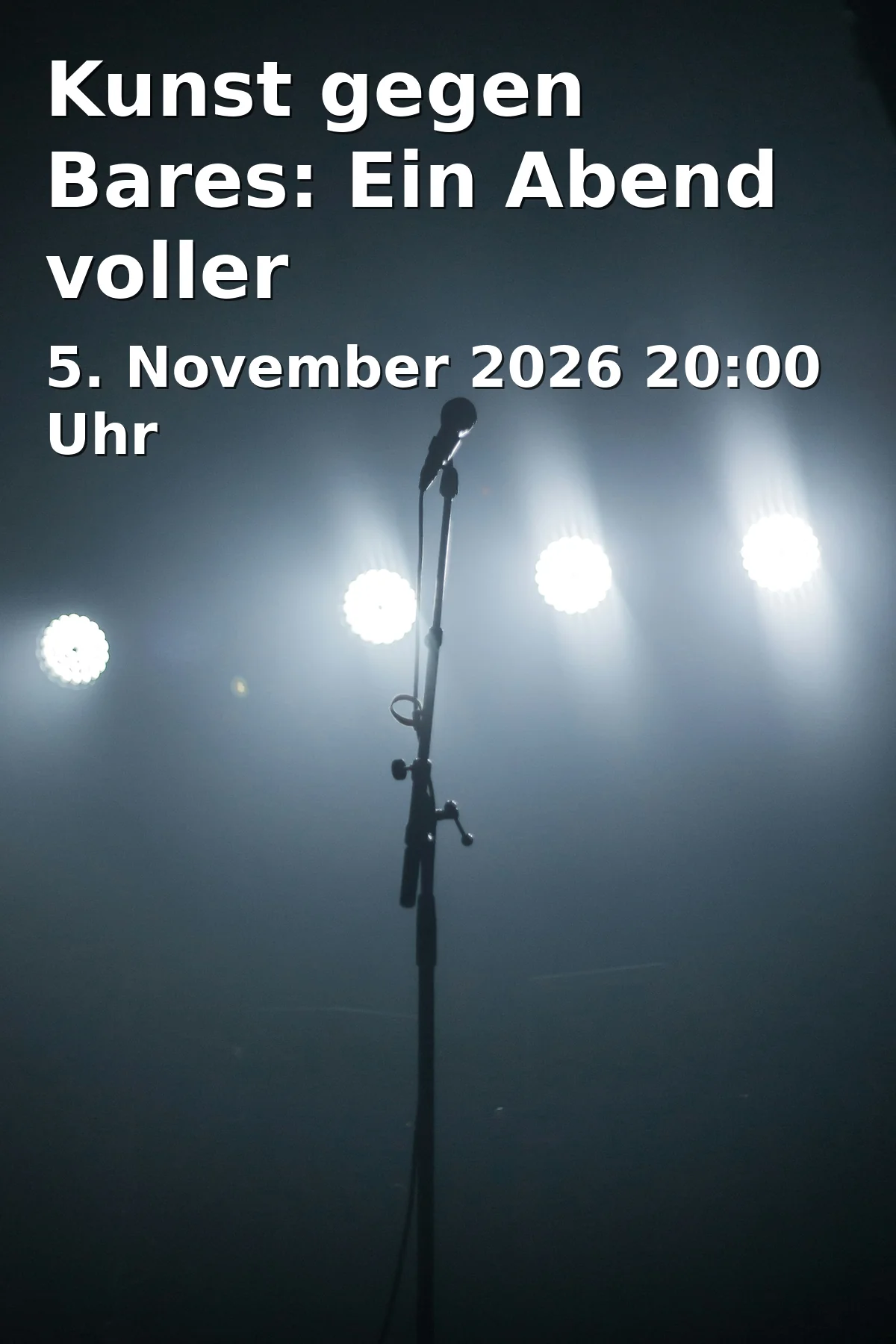 Event: Kunst gegen Bares: Ein Abend voller Überraschungen! in das KULT, Hamburger Straße 273, Eingang C2, 38114 Braunschweig on 5. November 2026
