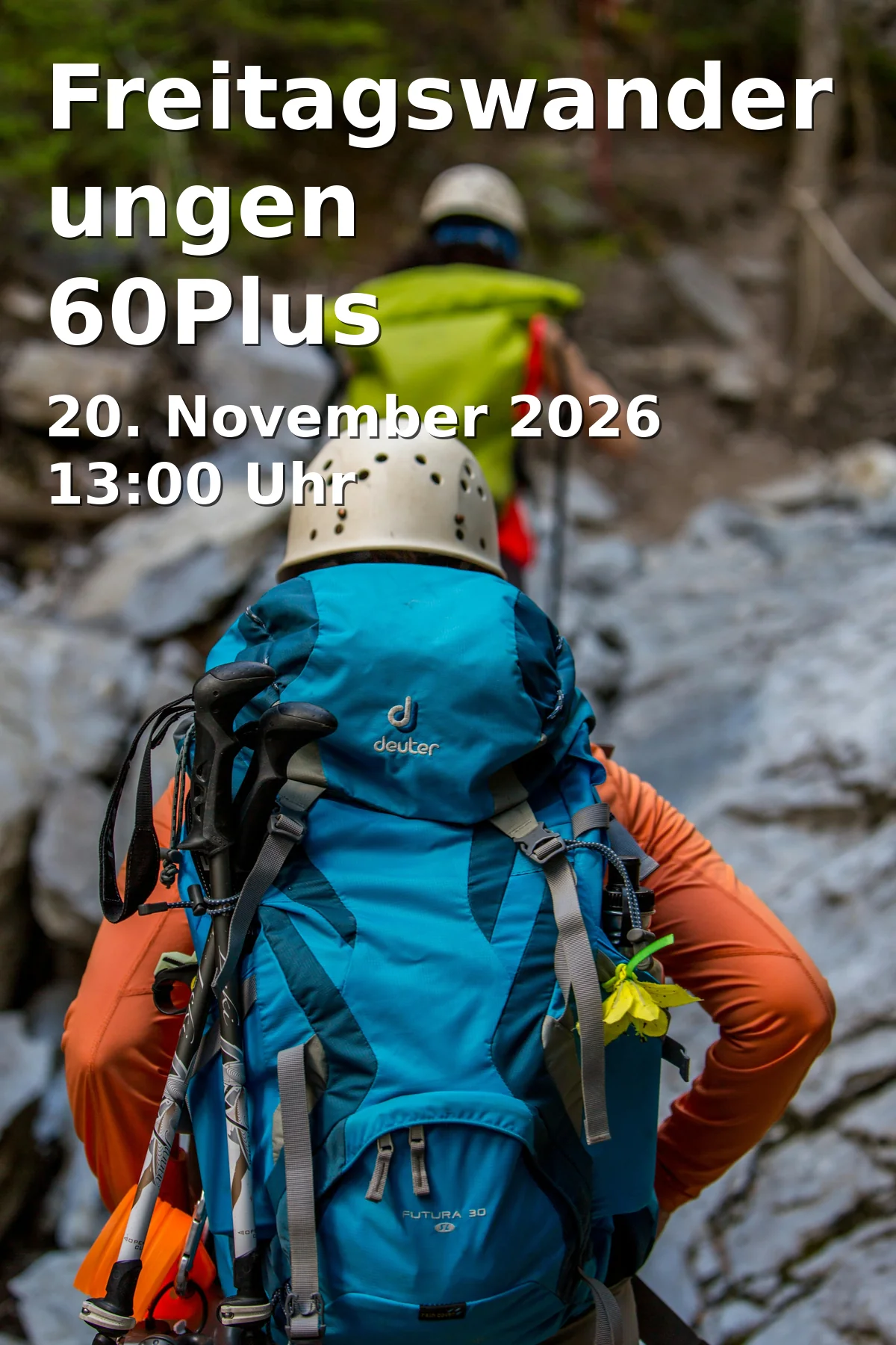 Event: Freitagswanderungen 60Plus in Treffpunkt Greutplatz, Parkstraße 21, 73430 Aalen on 20. November 2026