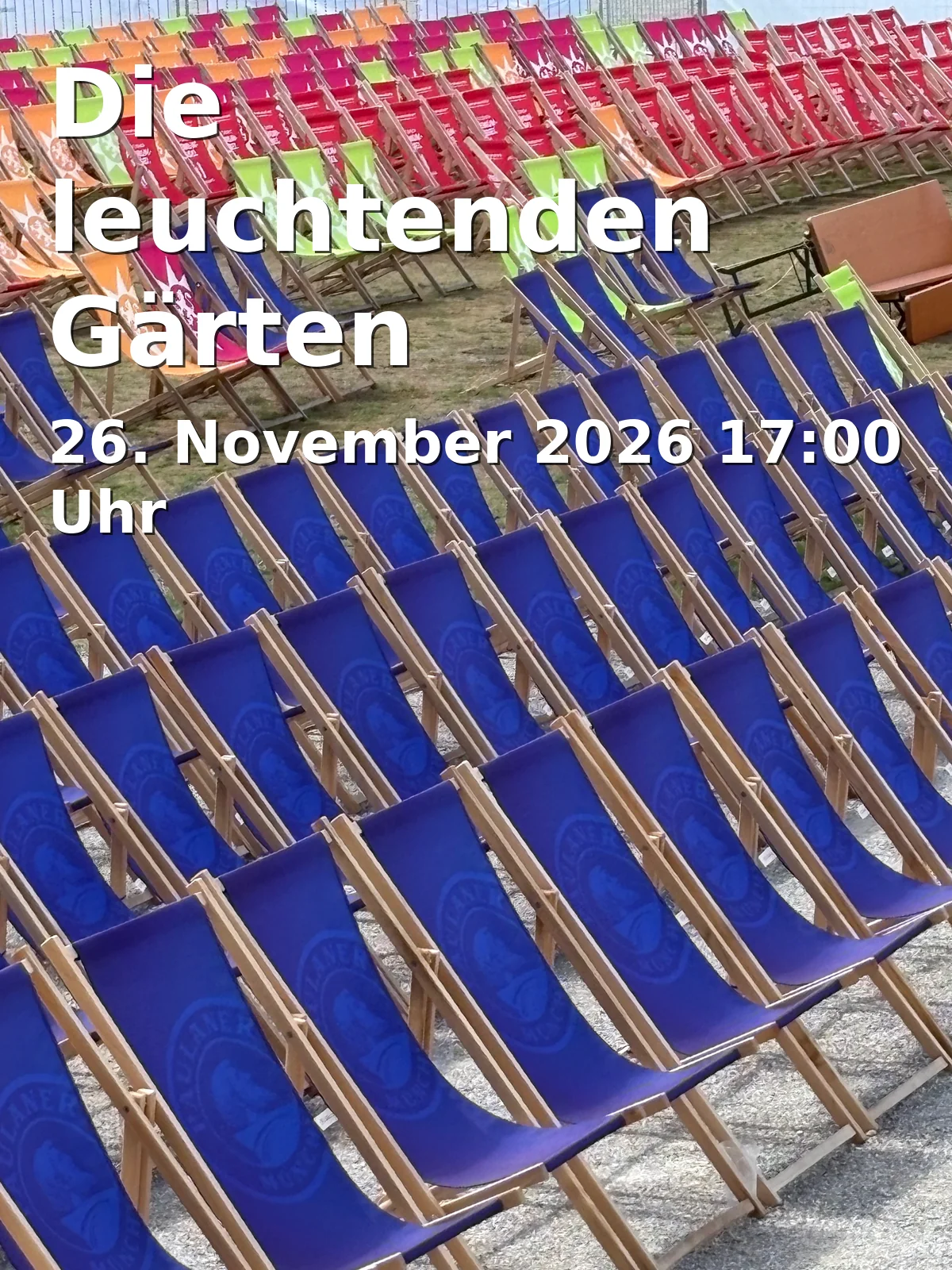Event: Die leuchtenden Gärten in Park Schloss Benrath, Benrather Schloßallee 100, 40597 Düsseldorf on 26. November 2026