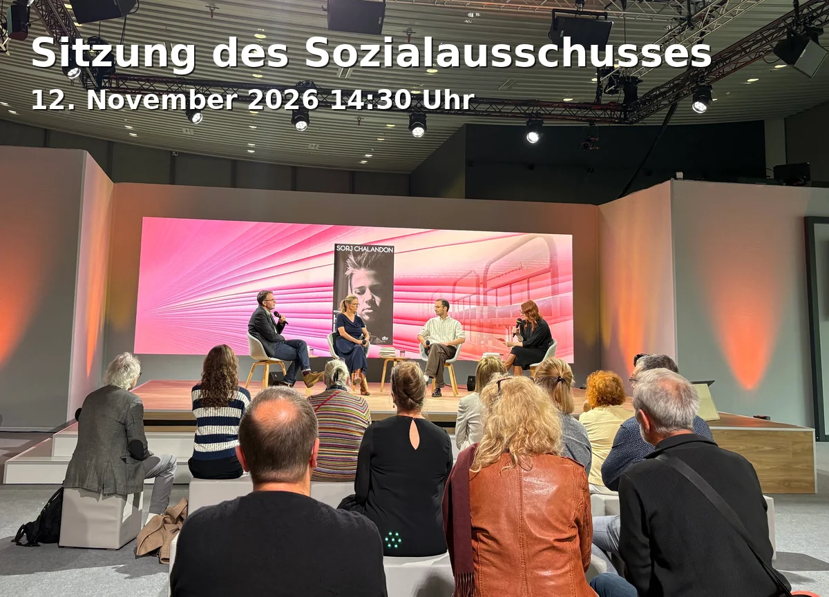 Sitzung des Sozialausschusses