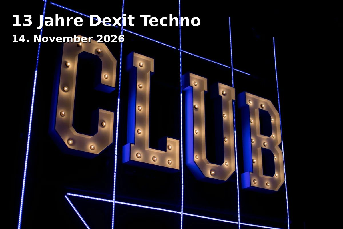 Event: 13 Jahre Dexit Techno in MS Connexion Complex Mannheim, Adresse nicht angegeben, Mannheim on 14. November 2026