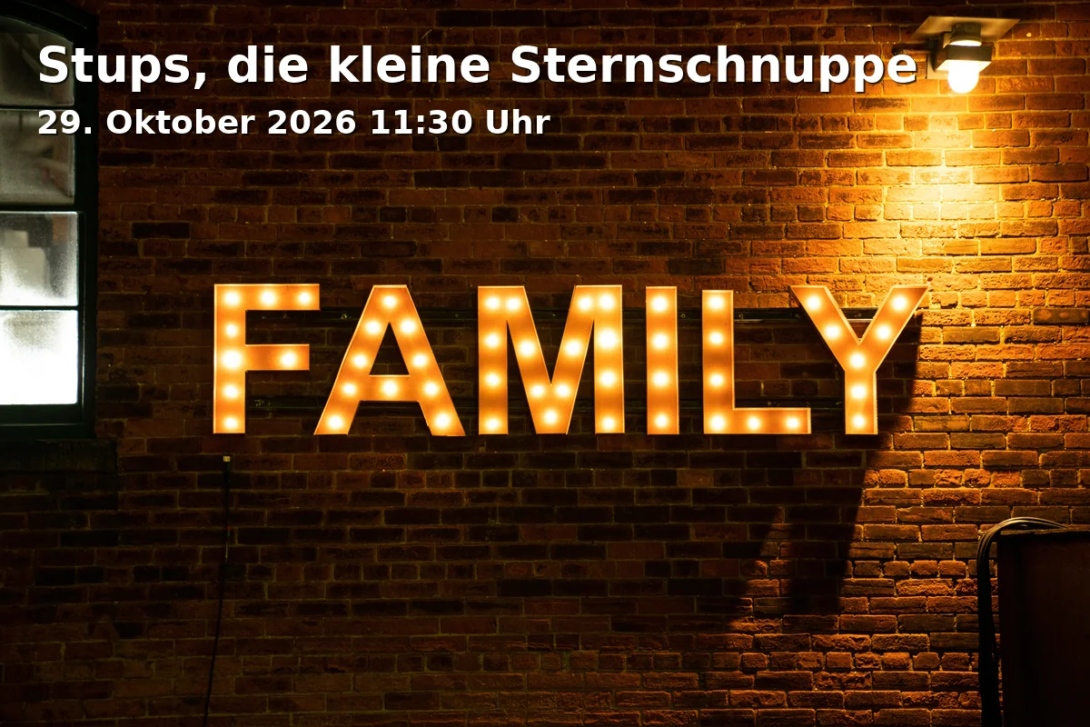 Stups, die kleine Sternschnuppe