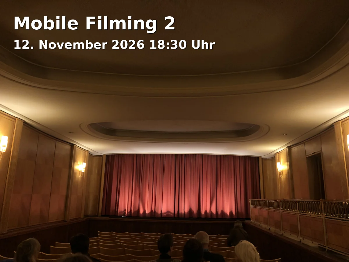 Event: Mobile Filming 2 in Interim der Zentralbibliothek, Hohe Straße 68–82, 50667 Köln on 12. November 2026