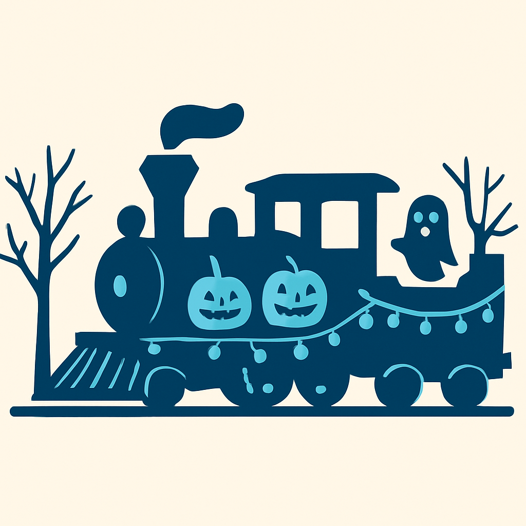 Halloweenfahrten mit der Parkeisenbahn Cottbus