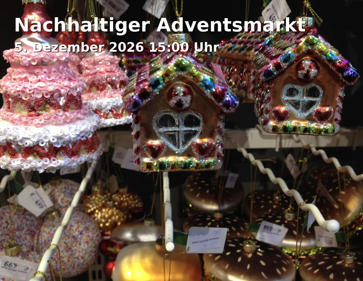 Event: Nachhaltiger Adventsmarkt in Lindenstraße 34, 14467 Potsdam on 5. Dezember 2026