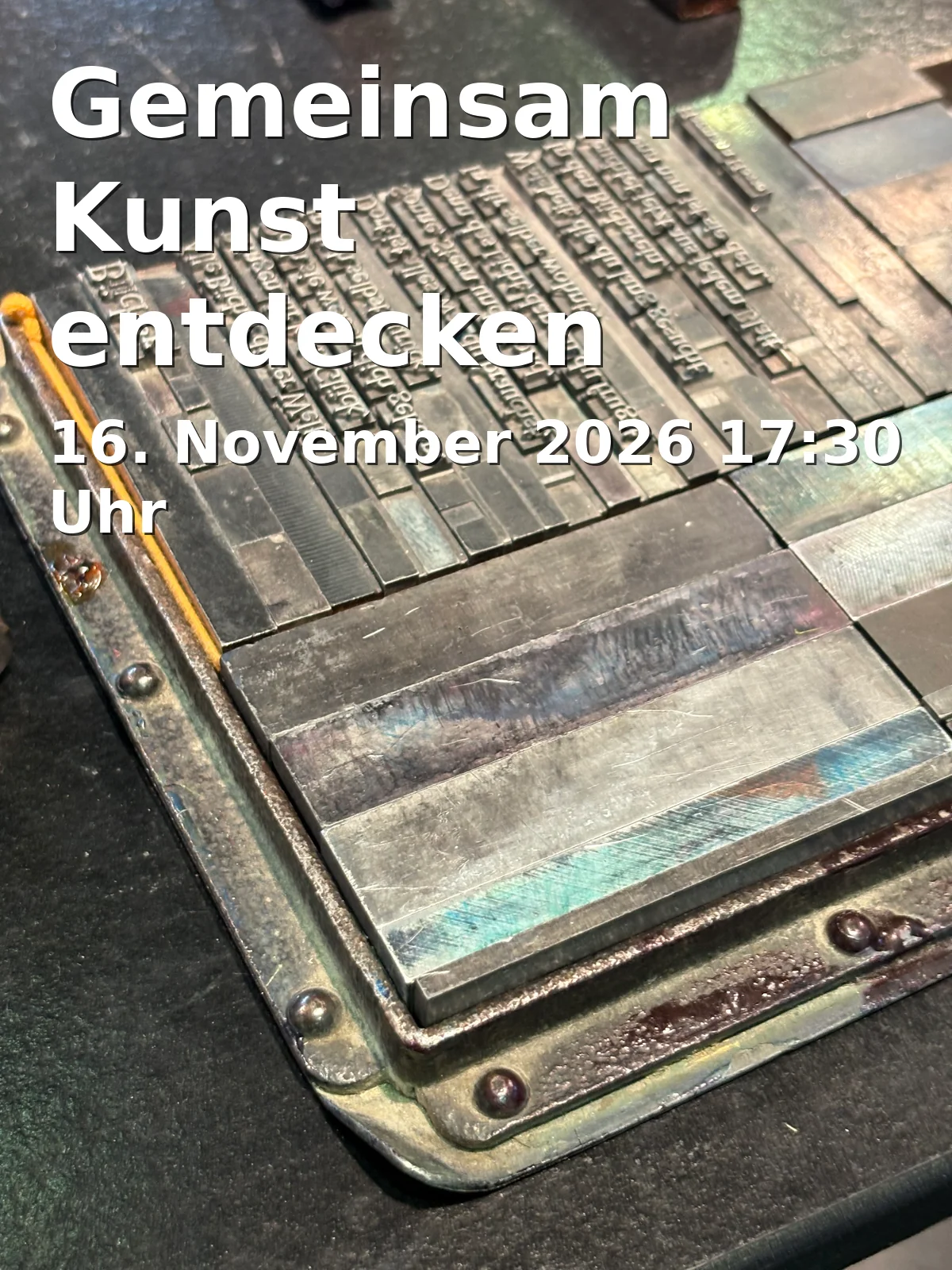 Event: Gemeinsam Kunst entdecken in Galerie in der Promenade, Hornschuchpromenade 17, 90762 Fürth on 16. November 2026