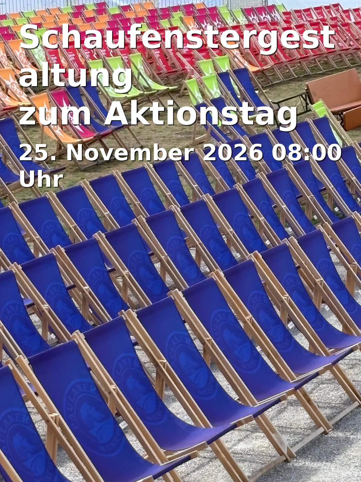 Event: Schaufenstergestaltung zum Aktionstag gegen Gewalt an Frauen und Mädchen in Quartiersbüro Spiegelfabrik, Lange Straße 53, 90762 Fürth on 25. November 2026