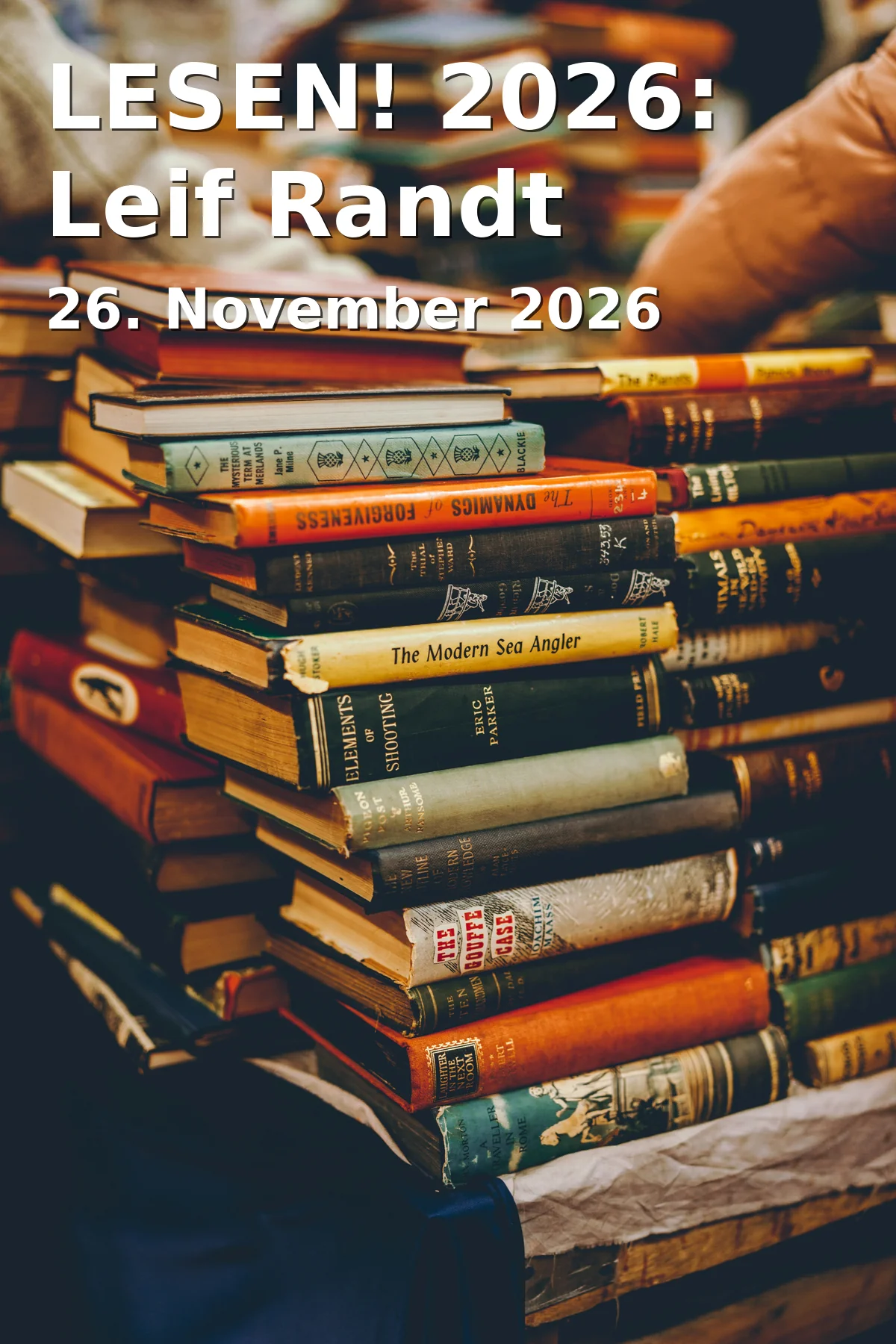 Event: LESEN! 2026: Leif Randt in Kulturforum Fürth, Würzburger Straße 2, 90762 Fürth on 26. November 2026