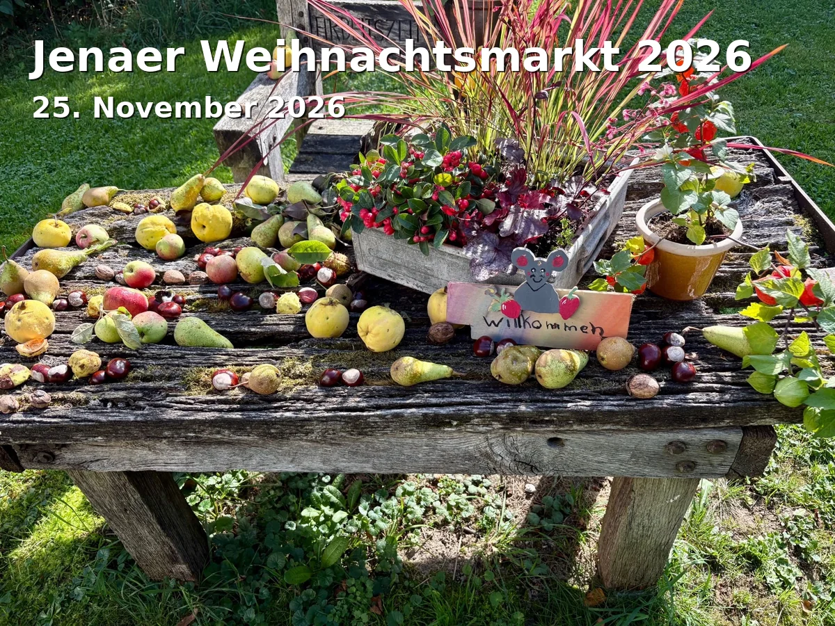 Jenaer Weihnachtsmarkt 2026