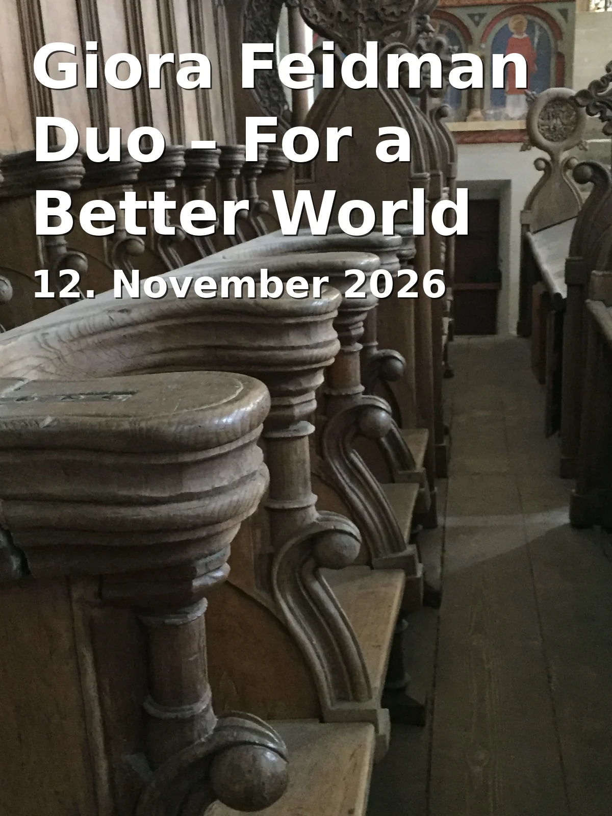Event: Giora Feidman Duo – For a Better World in Christkönigskirche Rosenheim, Adresse nicht angegeben, Rosenheim on 12. November 2026