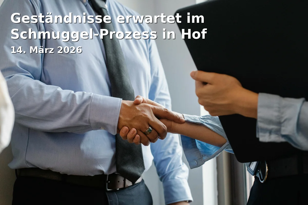 Event: Confessions expected in the smuggling trial in Hof