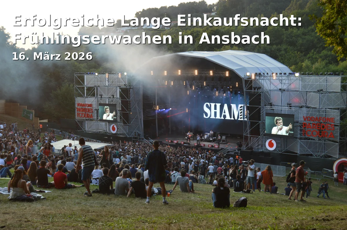 Featured image for news: Successful Long Shopping Night: Spring Awakening in Ansbach