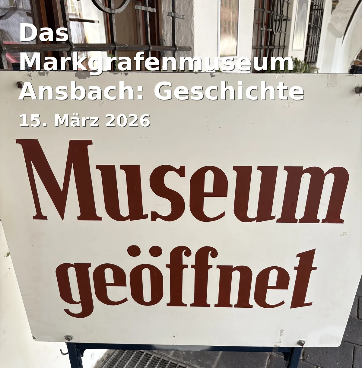 Featured image for article: Das Markgrafenmuseum Ansbach: Geschichte und Kultur erleben