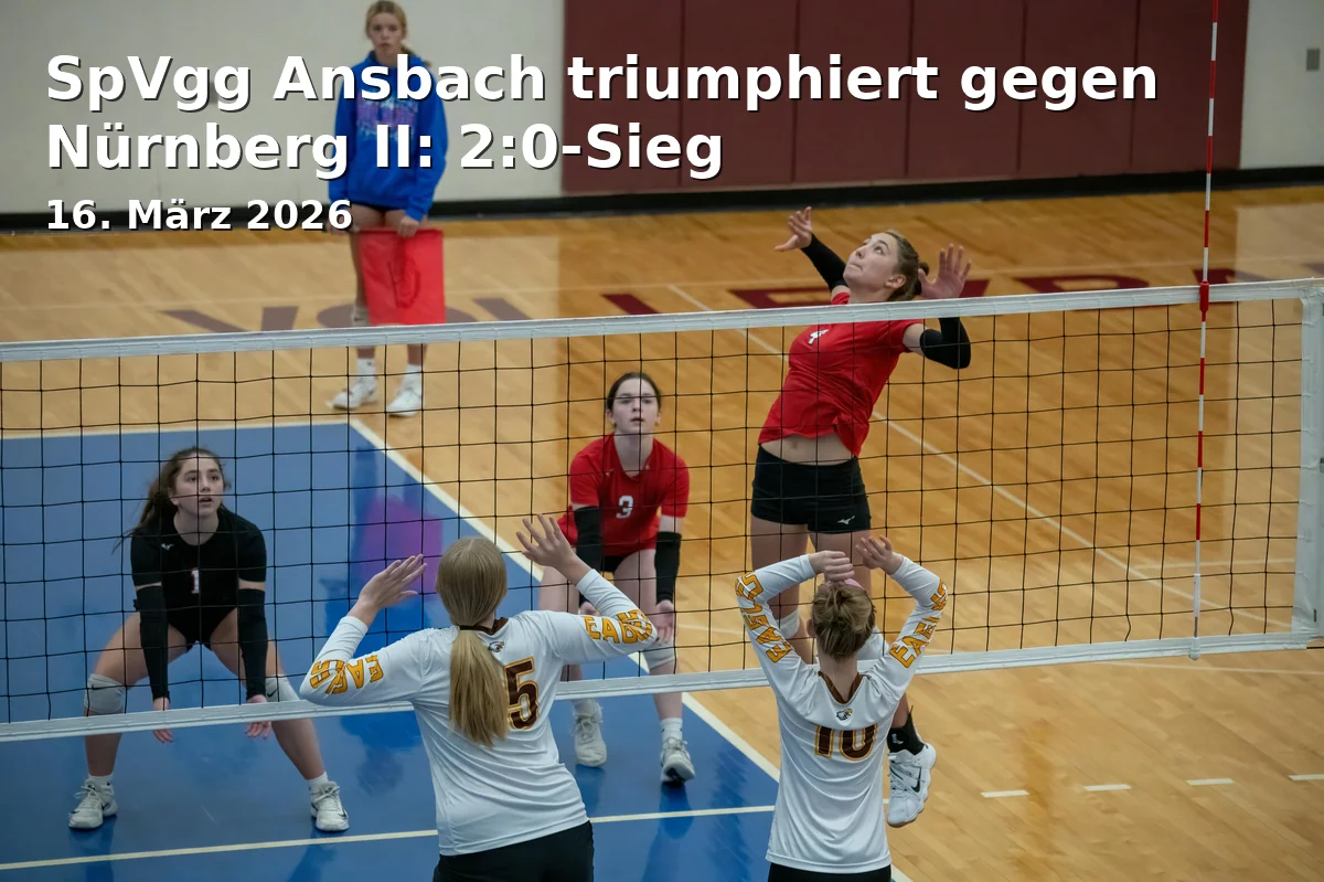 Event: SpVgg Ansbach triumphiert gegen Nürnberg II: 2:0-Sieg