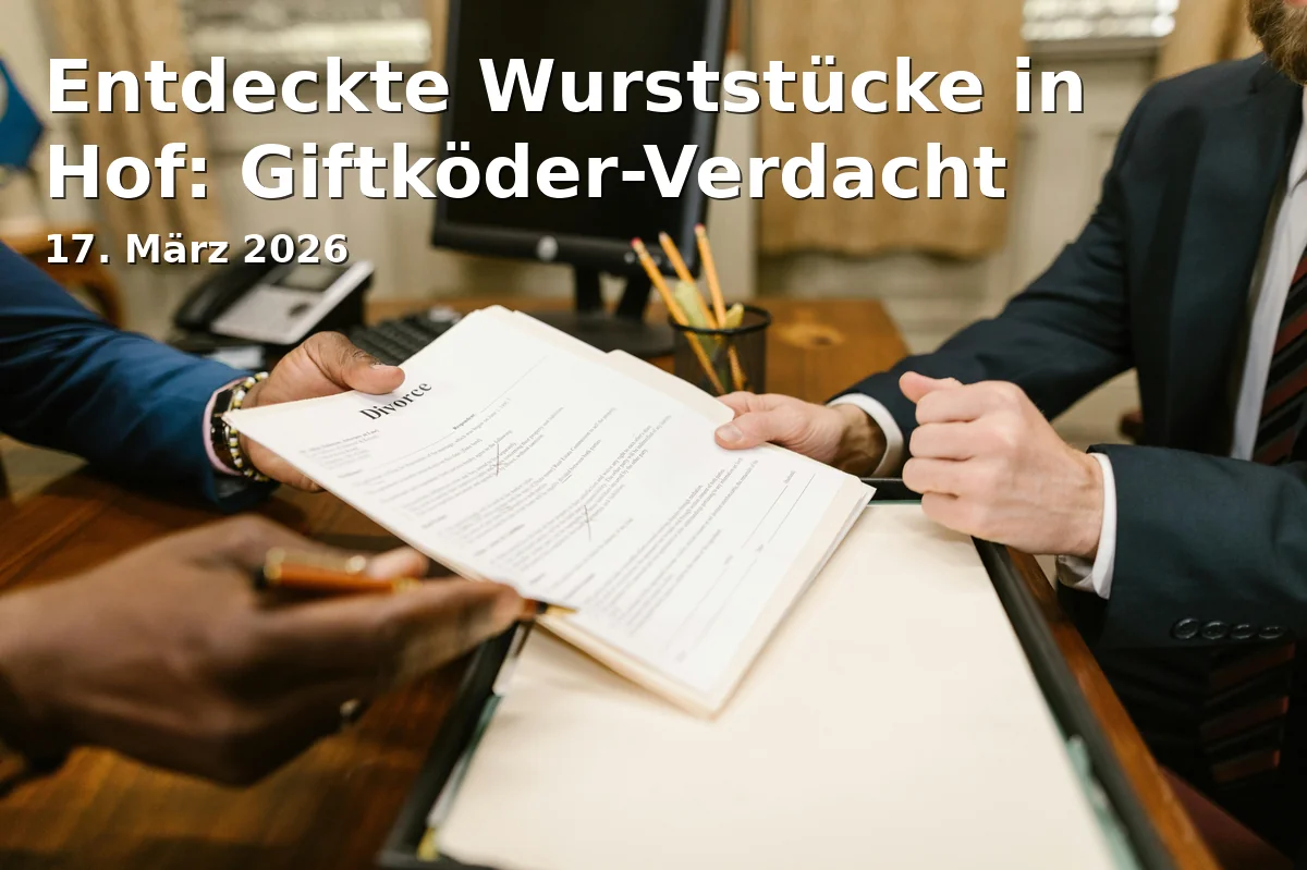 Event: Entdeckte Wurststücke in Hof: Giftköder-Verdacht