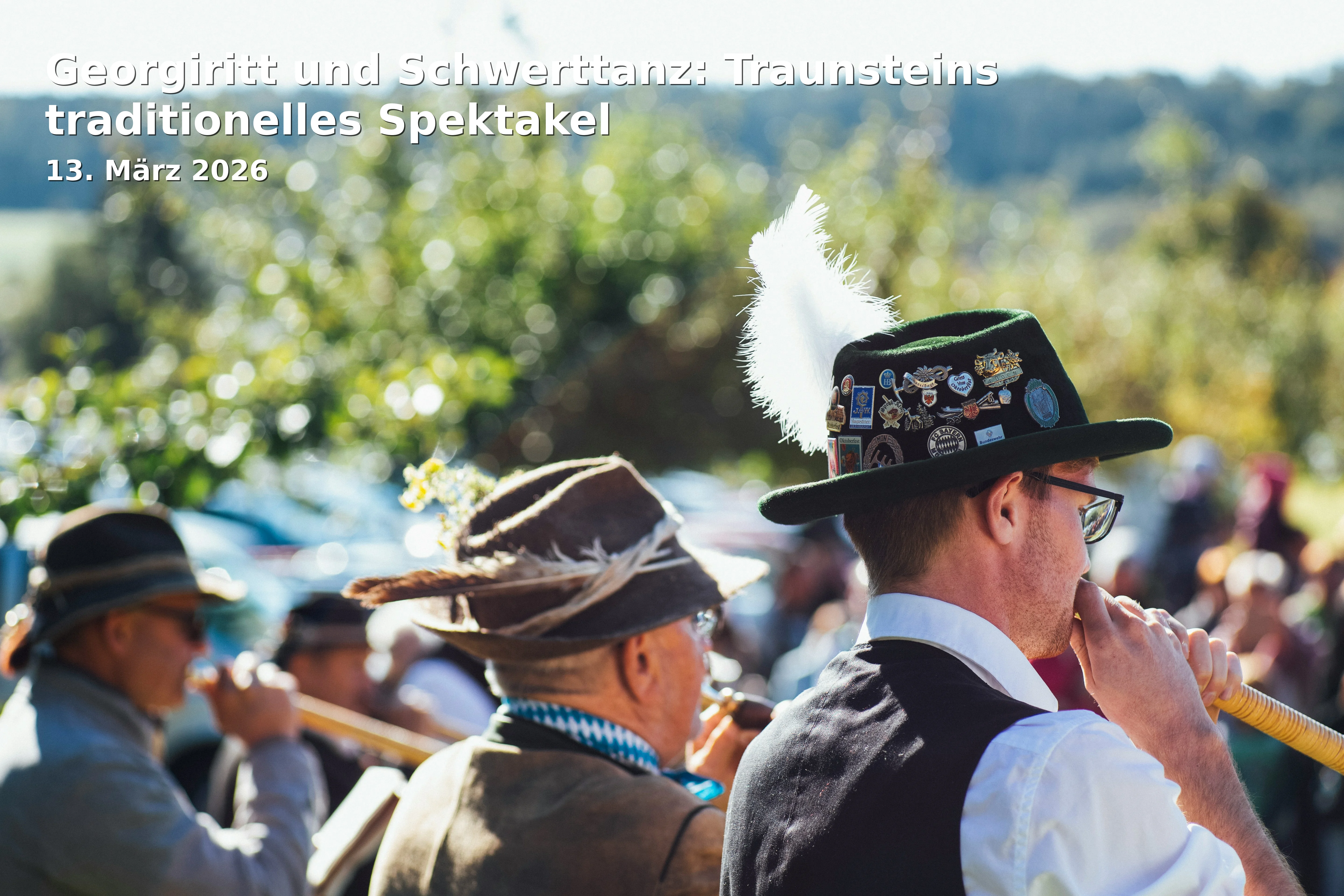 Featured image for article: Georgiritt und Schwerttanz: Traunsteins traditionelles Spektakel