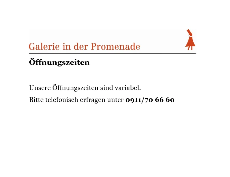 Event: Galerie in der Promenade