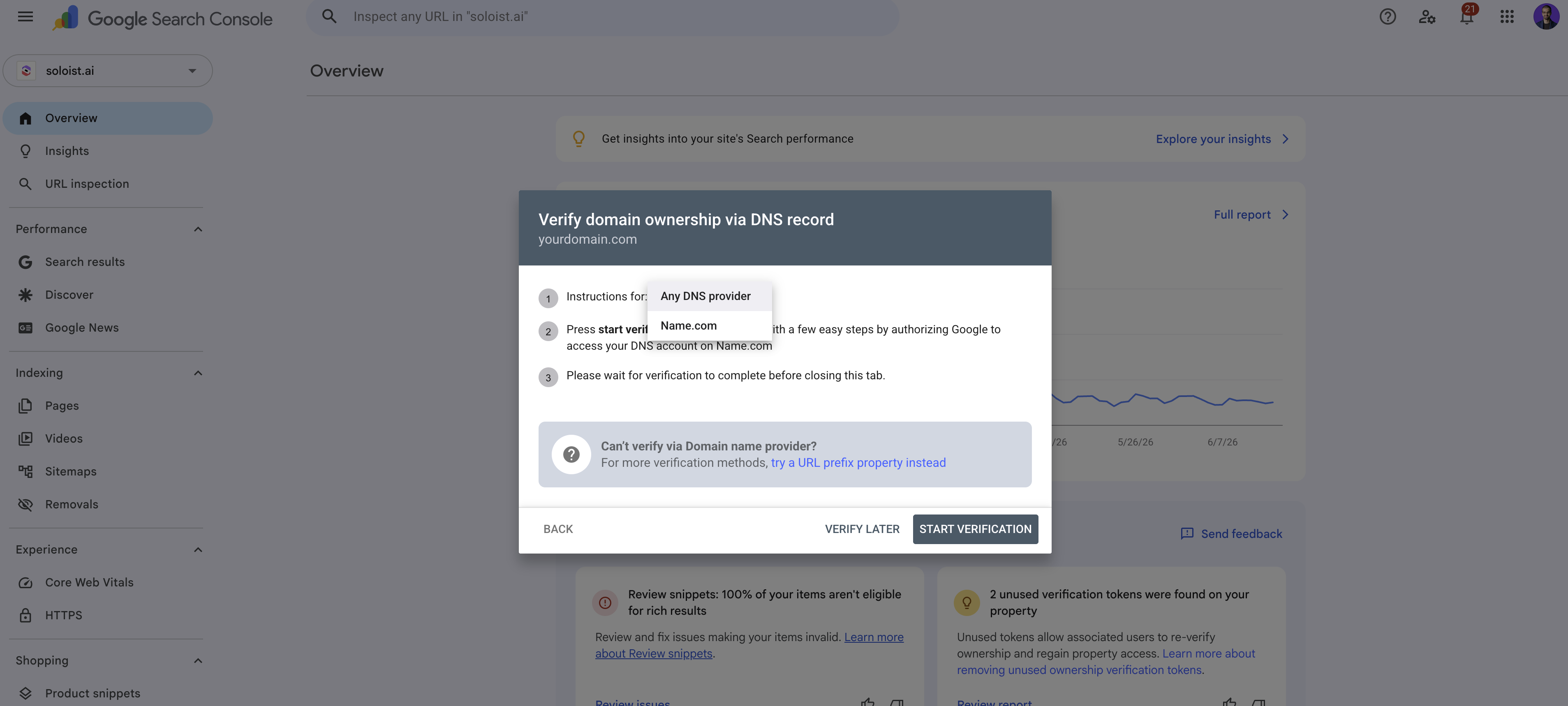 Illustration for How do I connect Google Search Console?