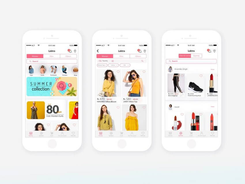 E-commerce App Redesign