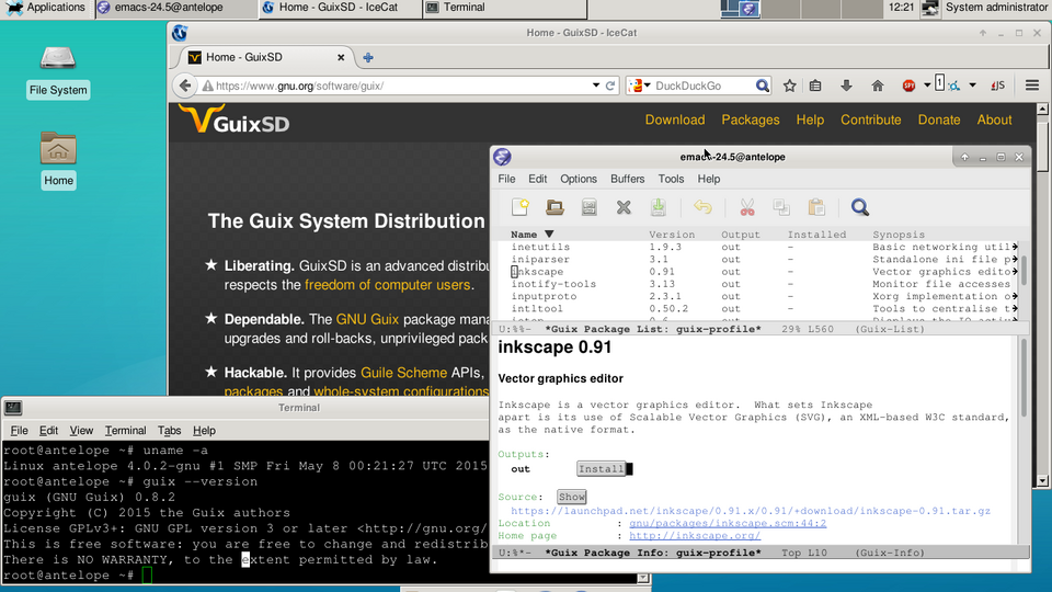 GNU Guix System