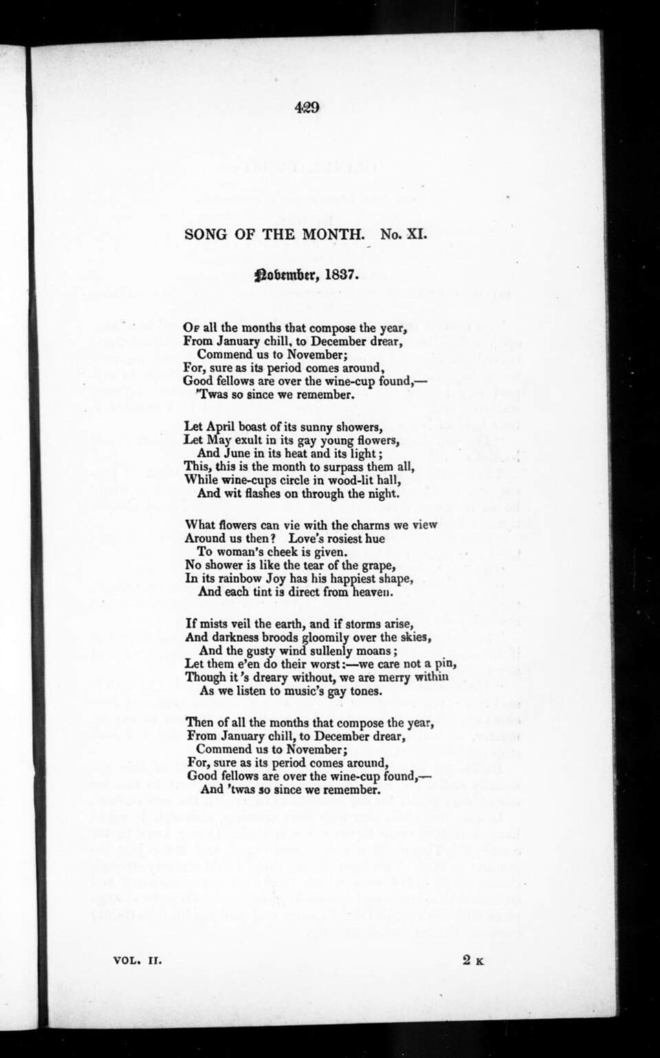 Bentley's Miscellany, Vol. II, No. 11