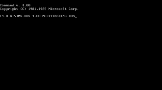 Multi-tasking MS-DOS 4.0