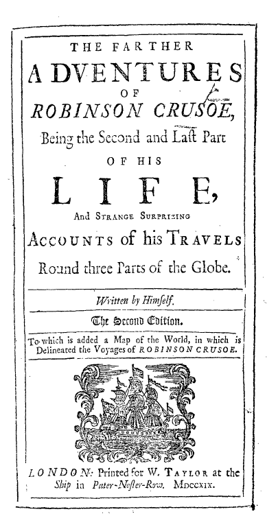 The Farther Adventures of Robinson Crusoe