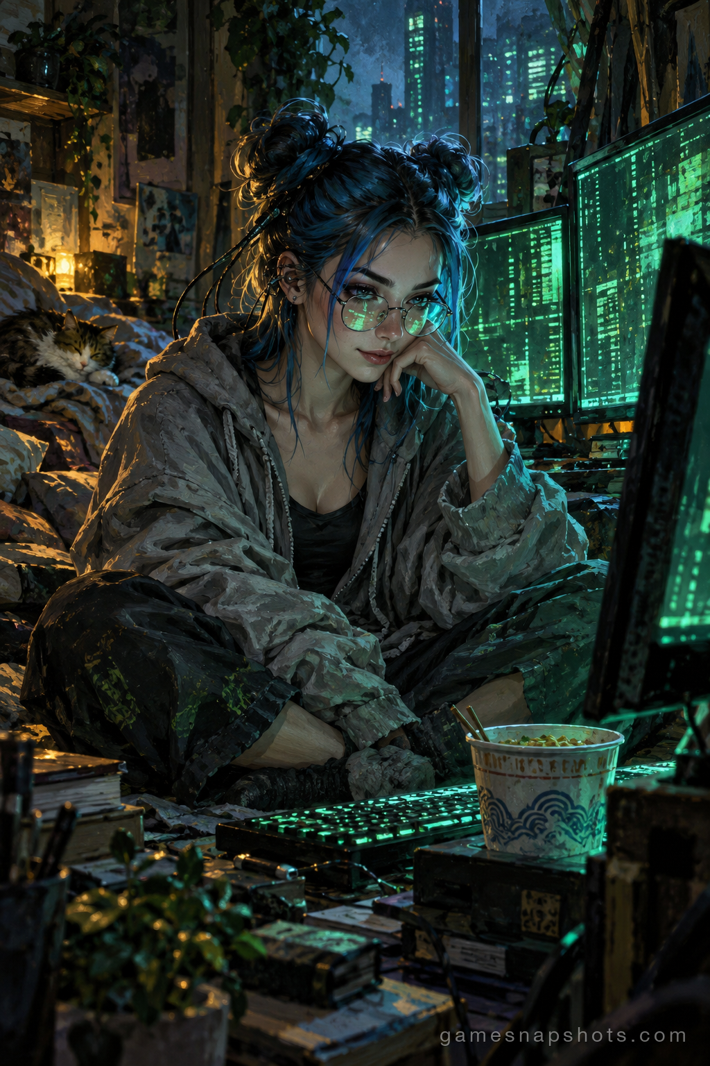 真夜中のハッカー
