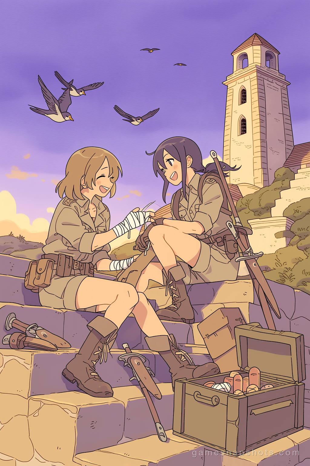 Bandage at Dusk