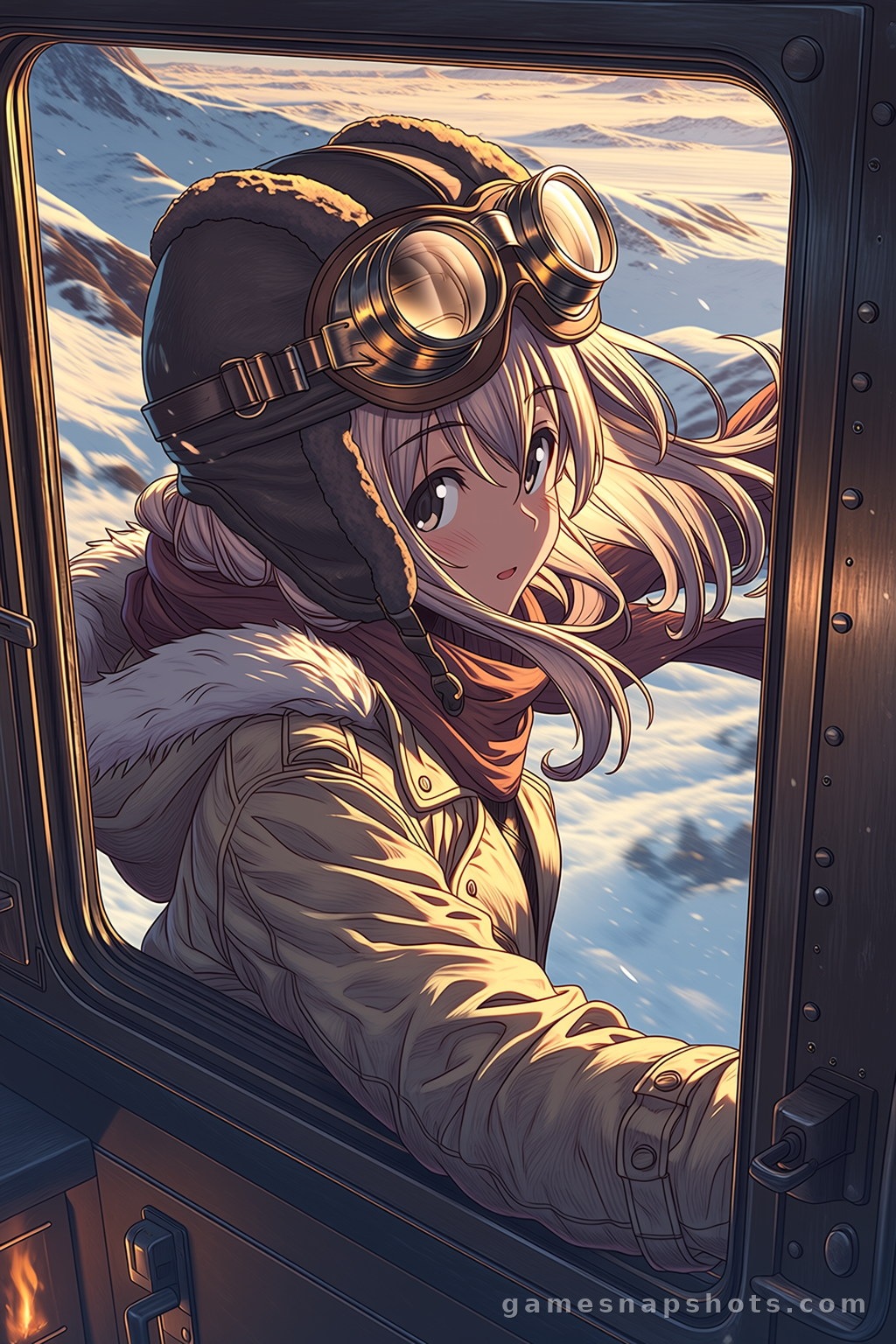 暴雪中的司机