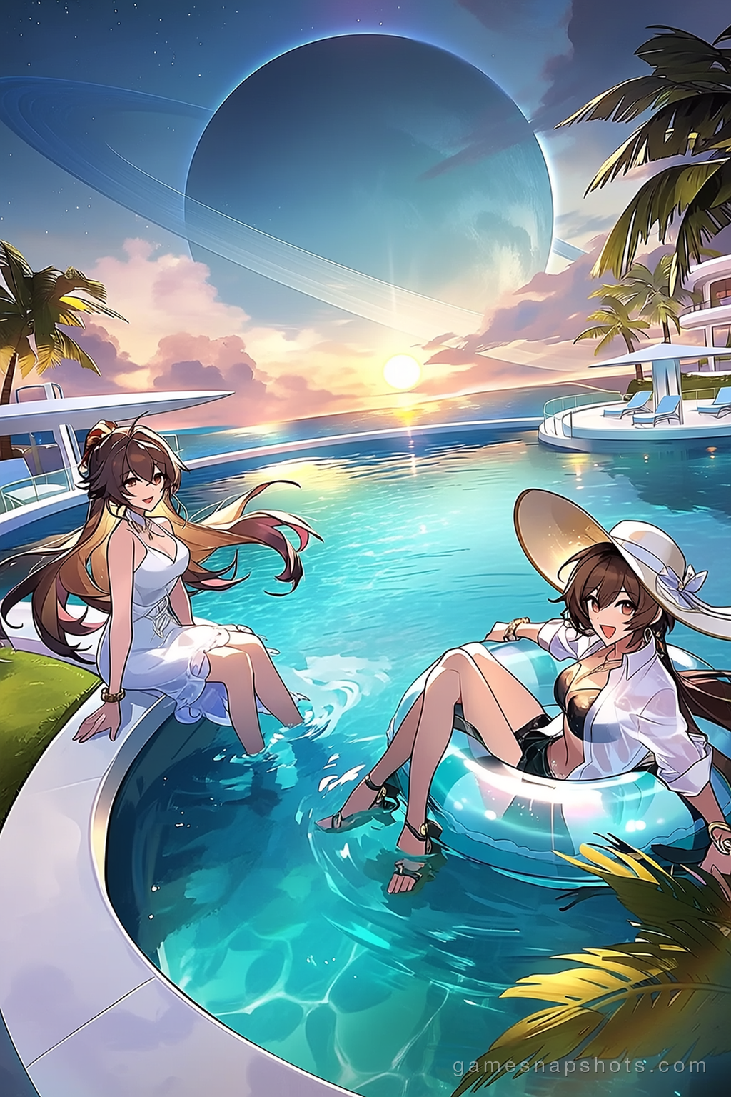 軌道度假村的夏天