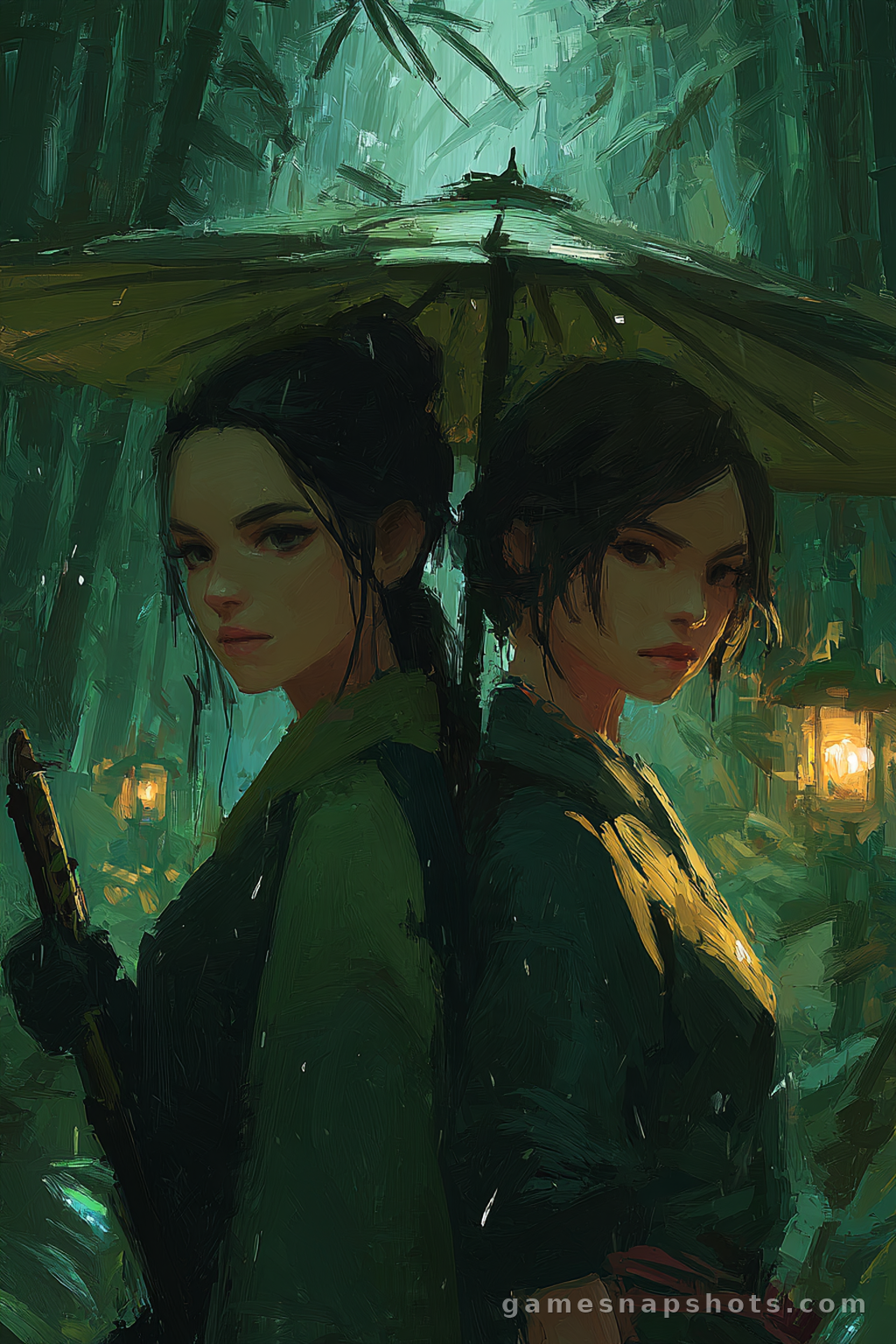 Bamboo Rain