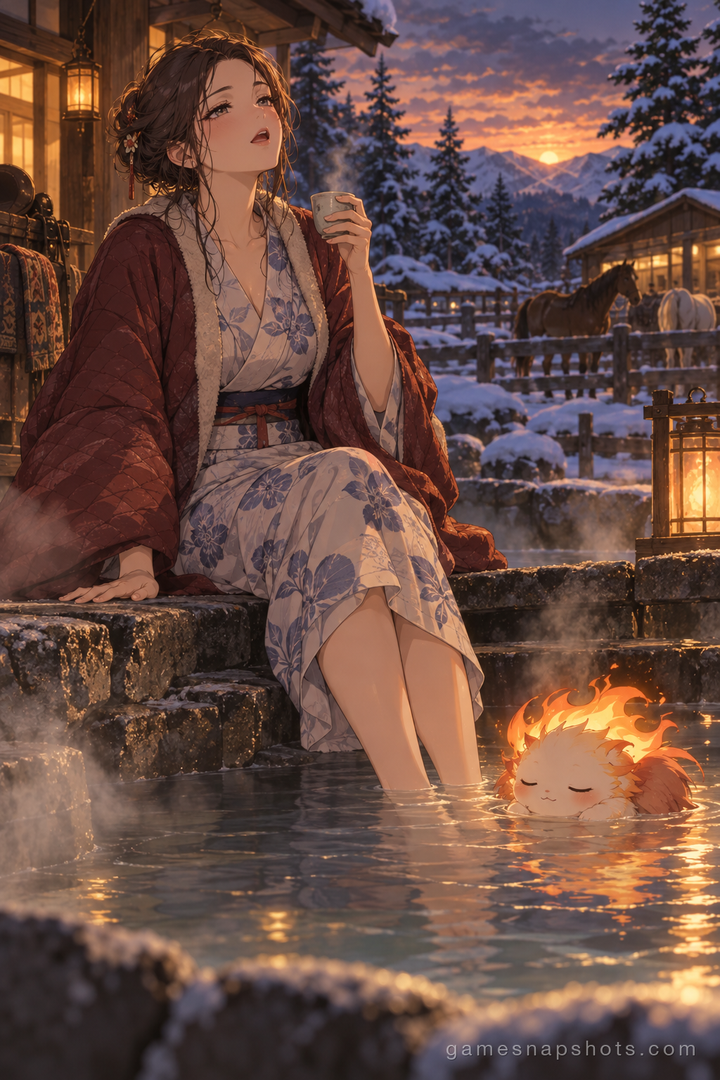 A Spring Warmed by Embers