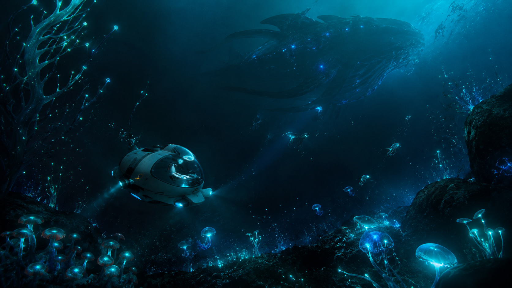 サブノーティカ2 — 深海生物発光の深淵