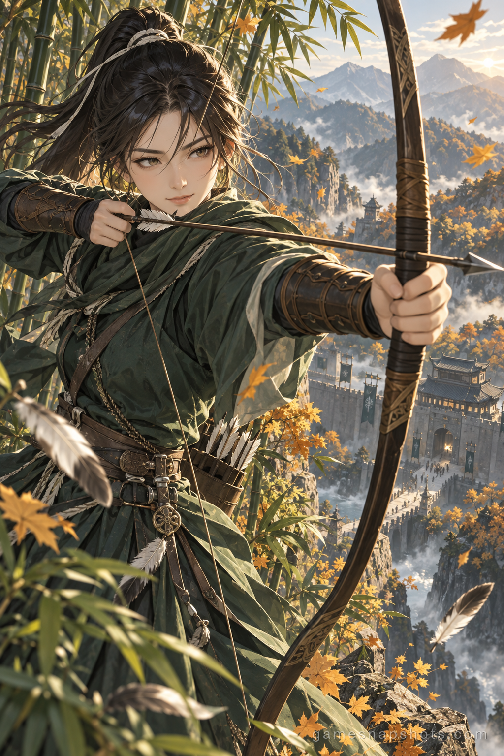 Archer on the Bamboo Ridge