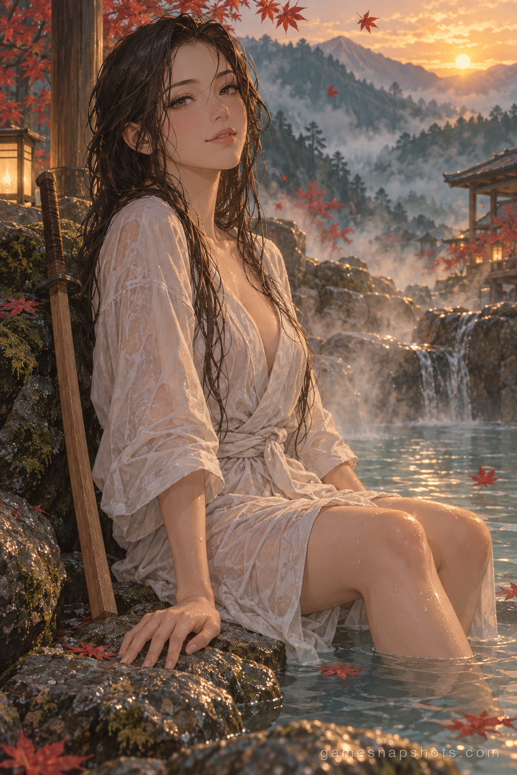 Hot Spring After Training