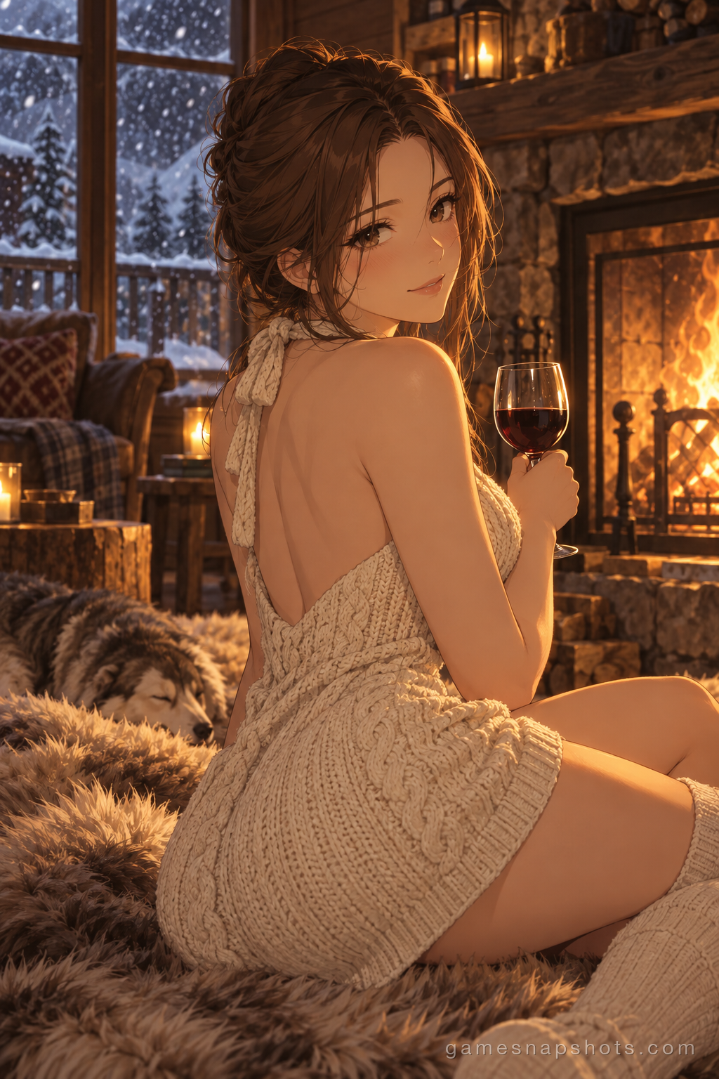 By the Fireplace