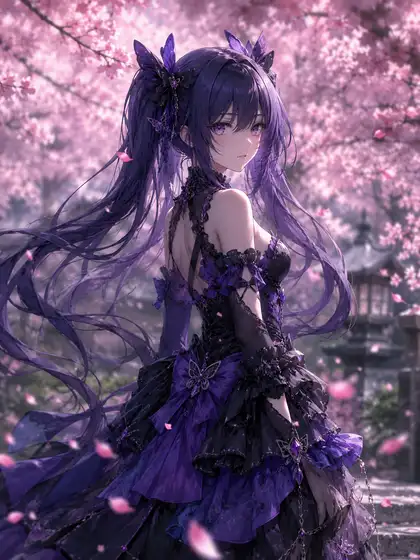 Seele Cherry Blossom Garden — Honkai: Star Rail