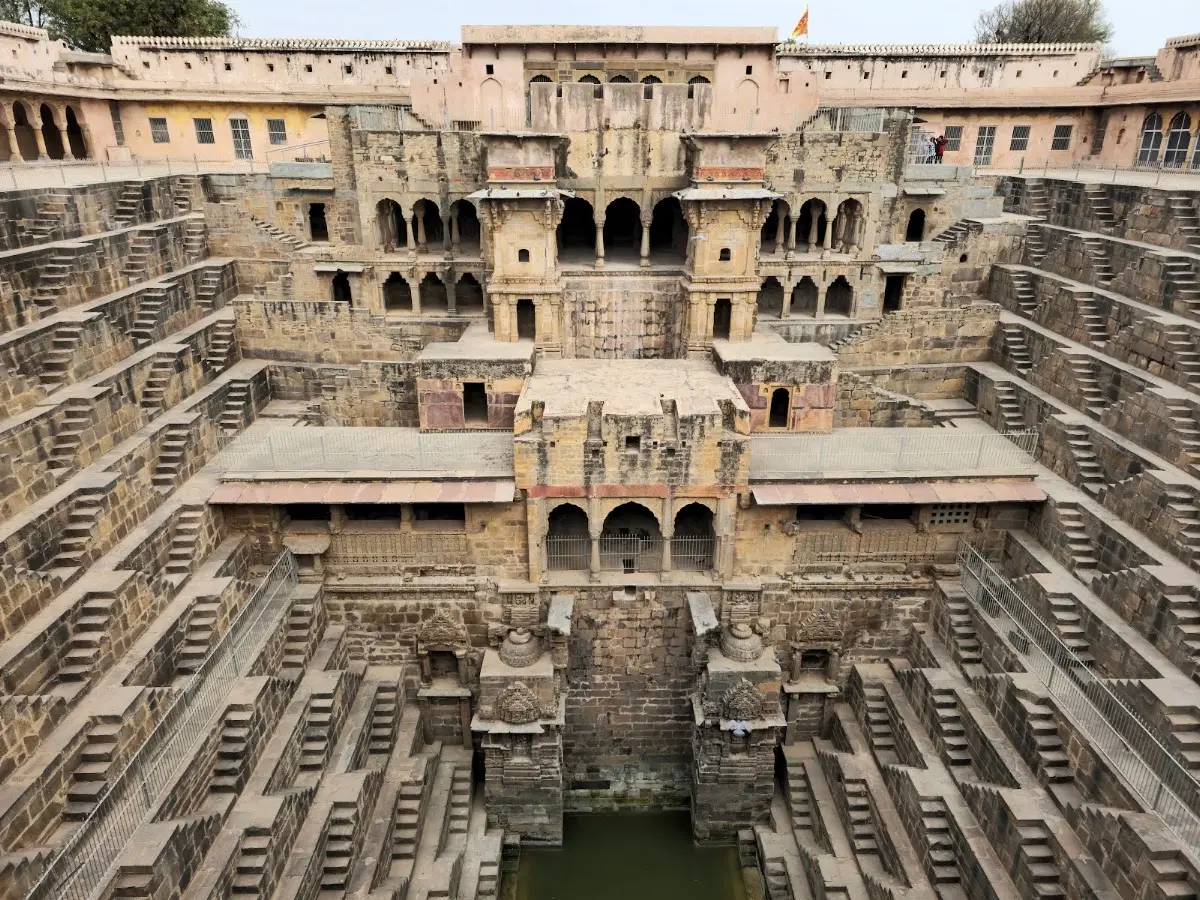Chand Baori stepwell Abhaneri Rajasthan India