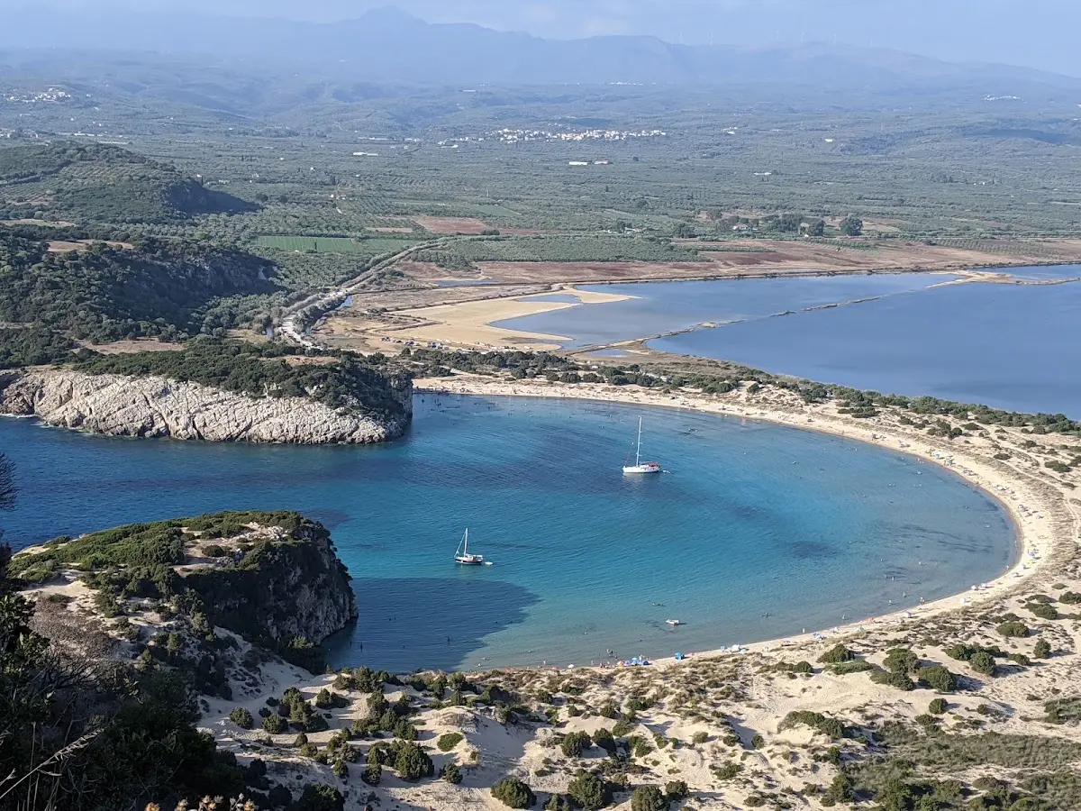 Voidokilia Beach Nestor's Cave Pylos Greece