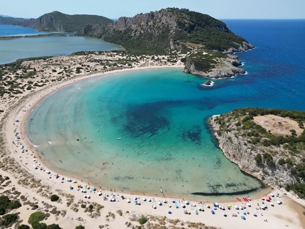 Voidokilia Beach Nestor's Cave Pylos Greece