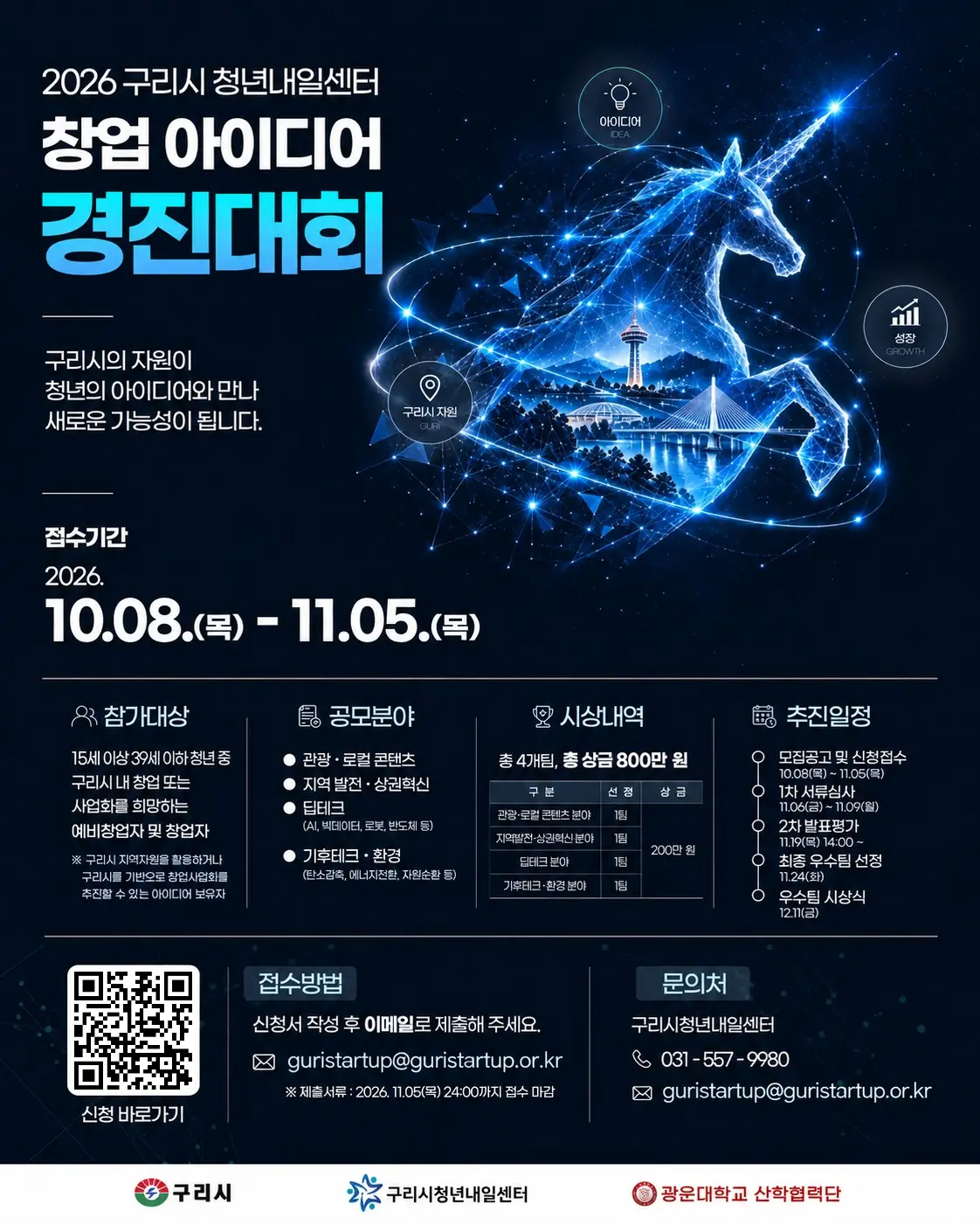 2026 구리시 청년내일센터 창업 아이디어 경진대회