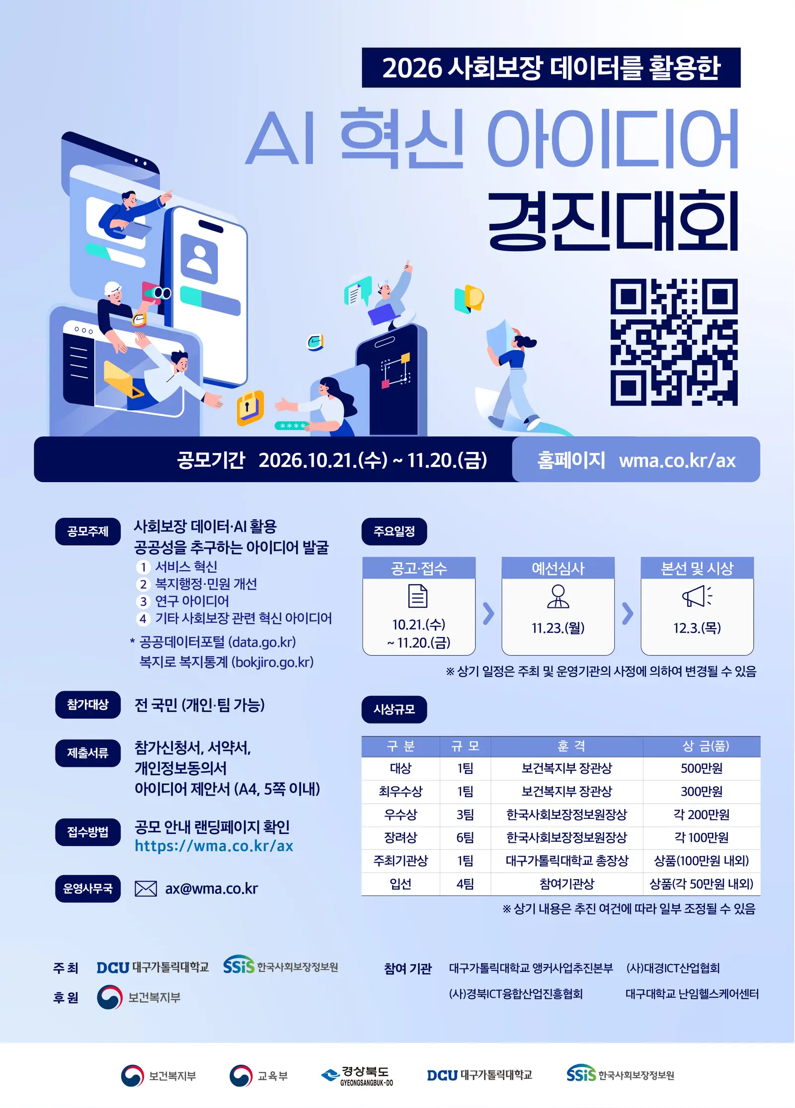 사회보장 데이터를 활용한 AI 혁신 아이디어 경진대회